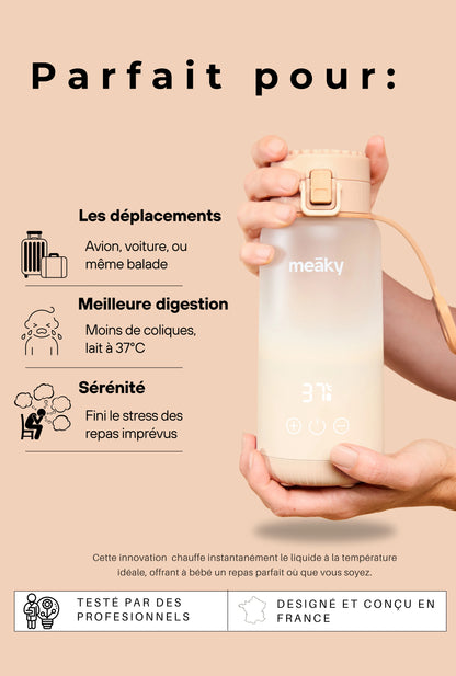 Chauffe Biberon Portable Meāky Baby