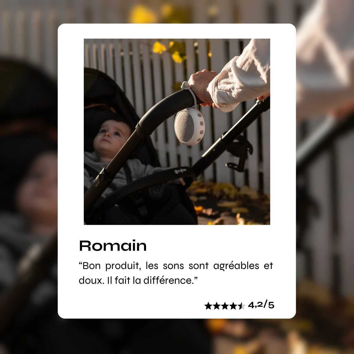 Machine à bruit blanc portable pour bébé